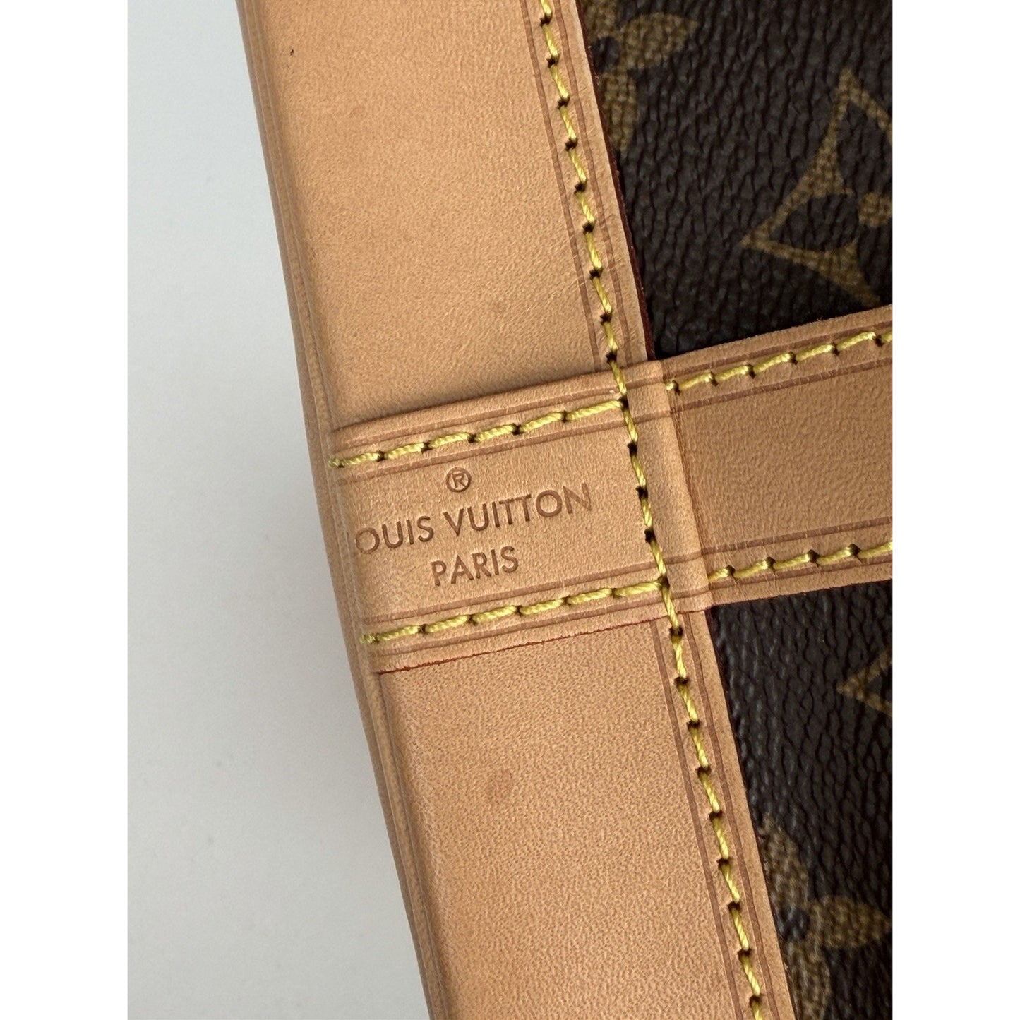 Louis Vuitton Petit Noe Shoulder Bag NM in Brown Monogram Coated Canvas NFC S