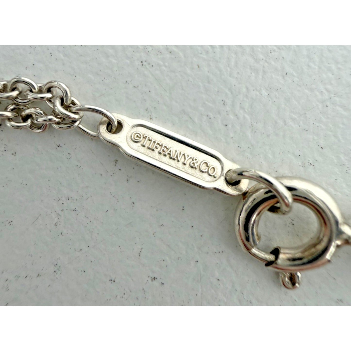 Tiffany & Co. Infinity Double Chain Bracelet in Sterling Silver