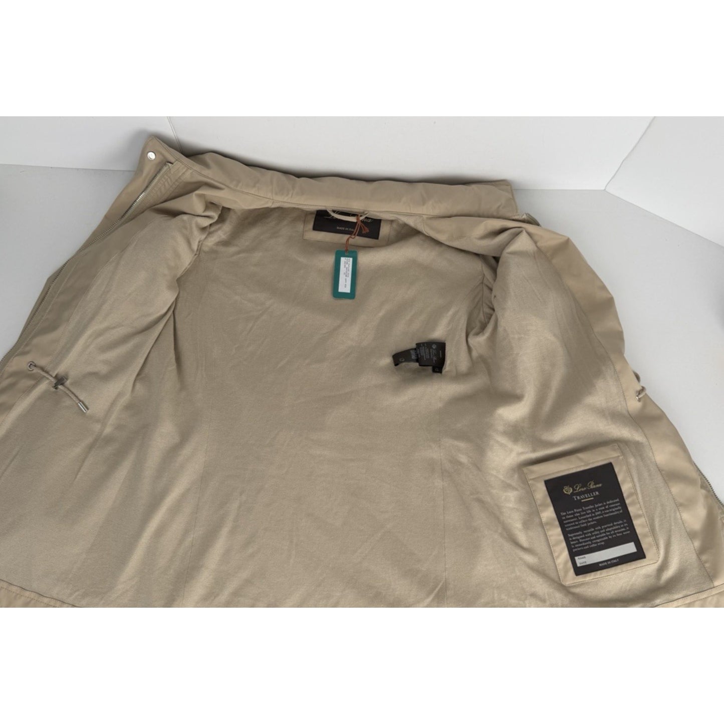 Loro Piana Windmate Traveller Field Jacket in Beige Technical Nylon