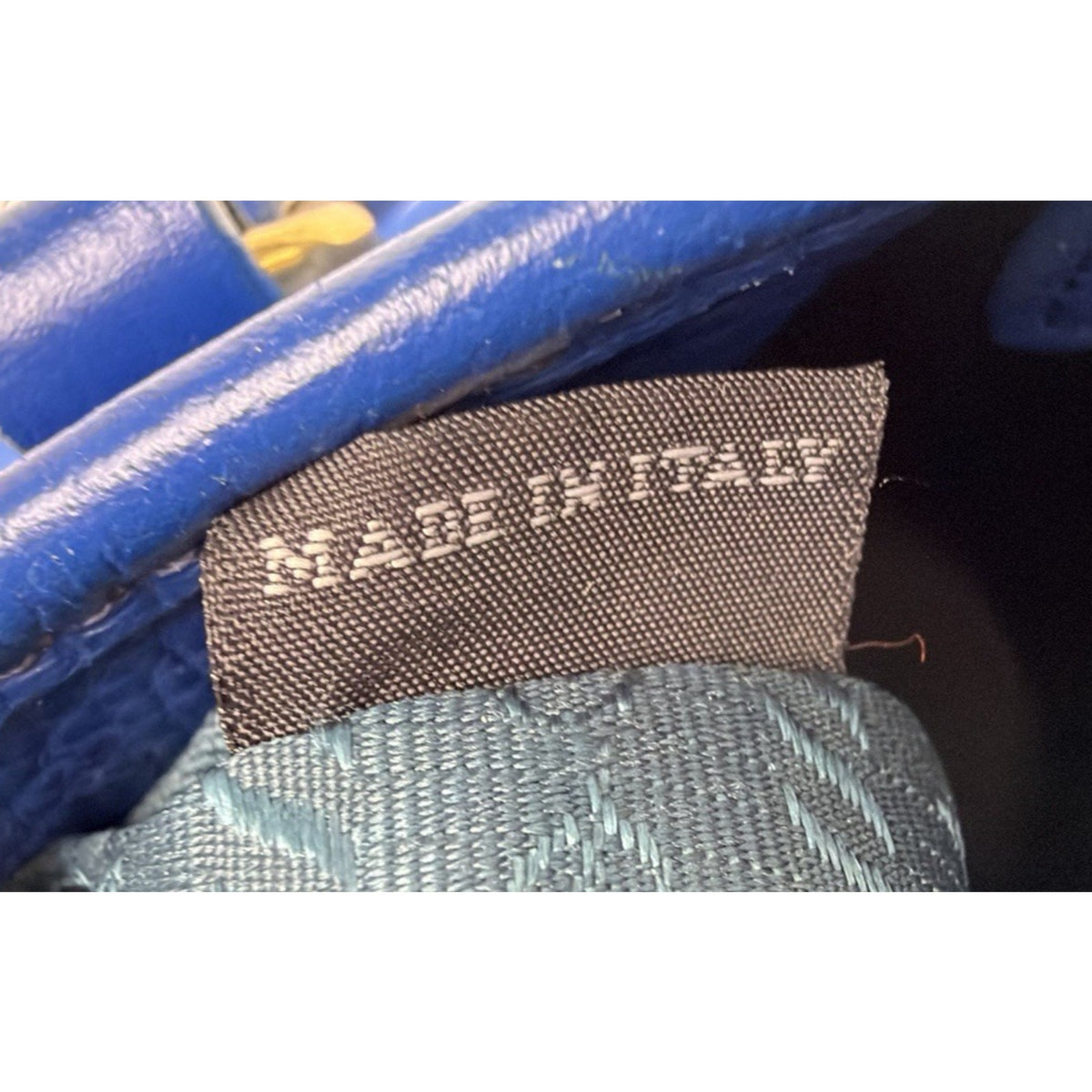 Prada Tessuto Convertible Small Tote Shoulder Bag in Blue Nylon&Saffiano S10
