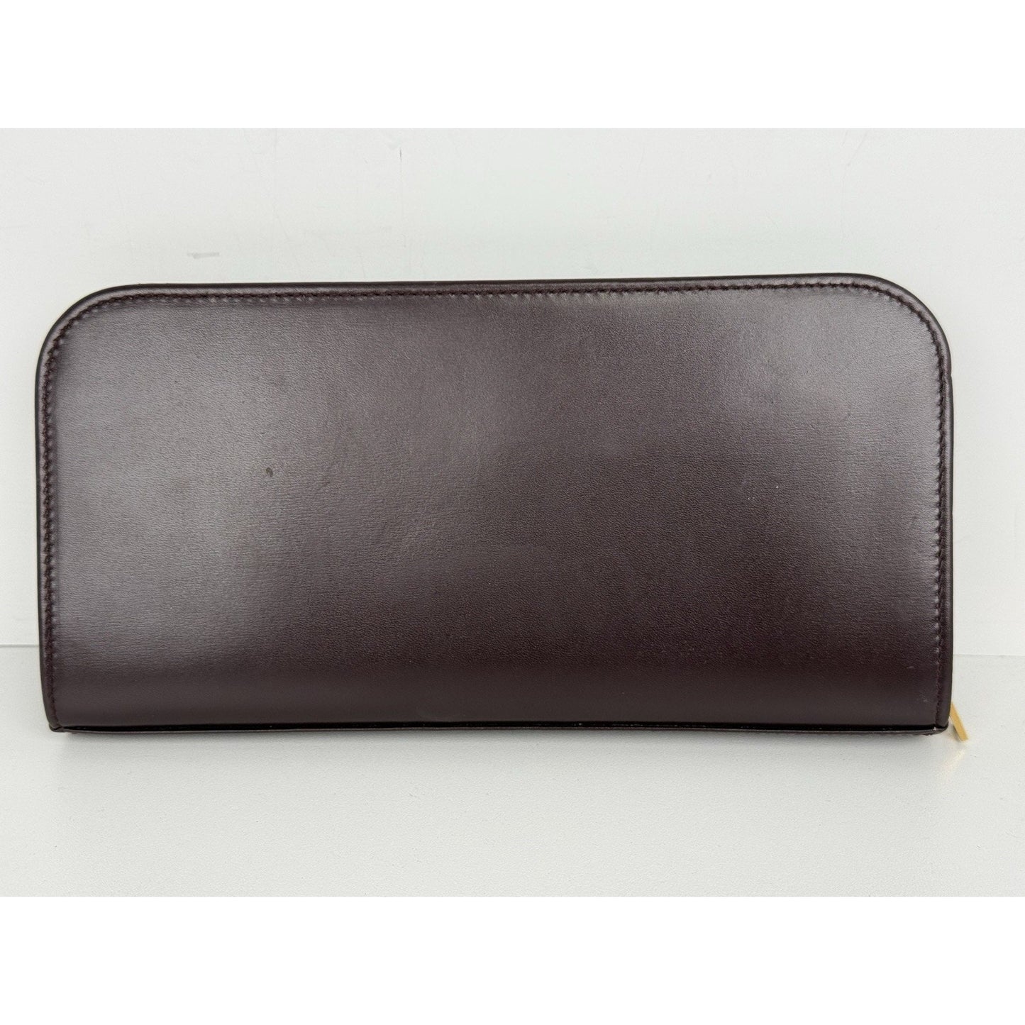 Saint Laurent Amerena Zip Around Wallet Burgundy Leather