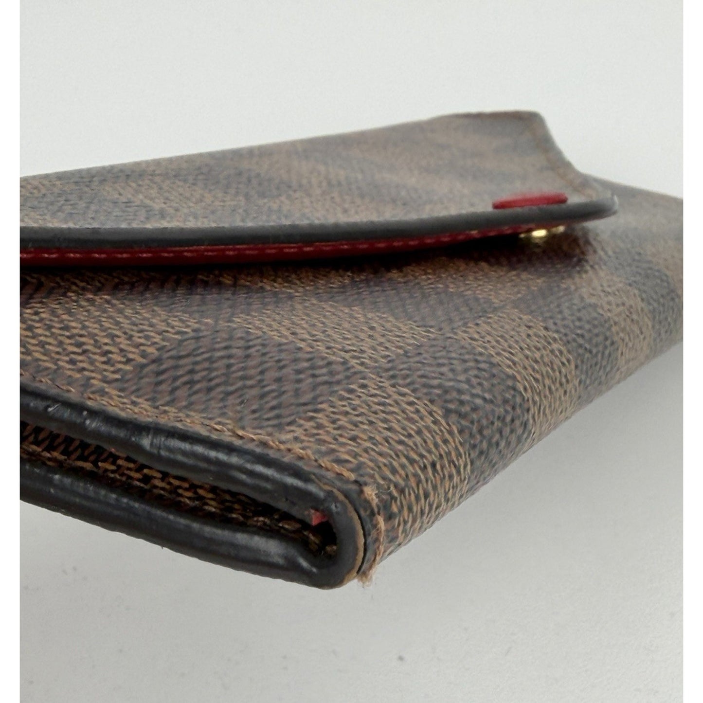 Louis Vuitton Josephine Wallet in Damier Ebene Coated Canvas with Pouch 2019
