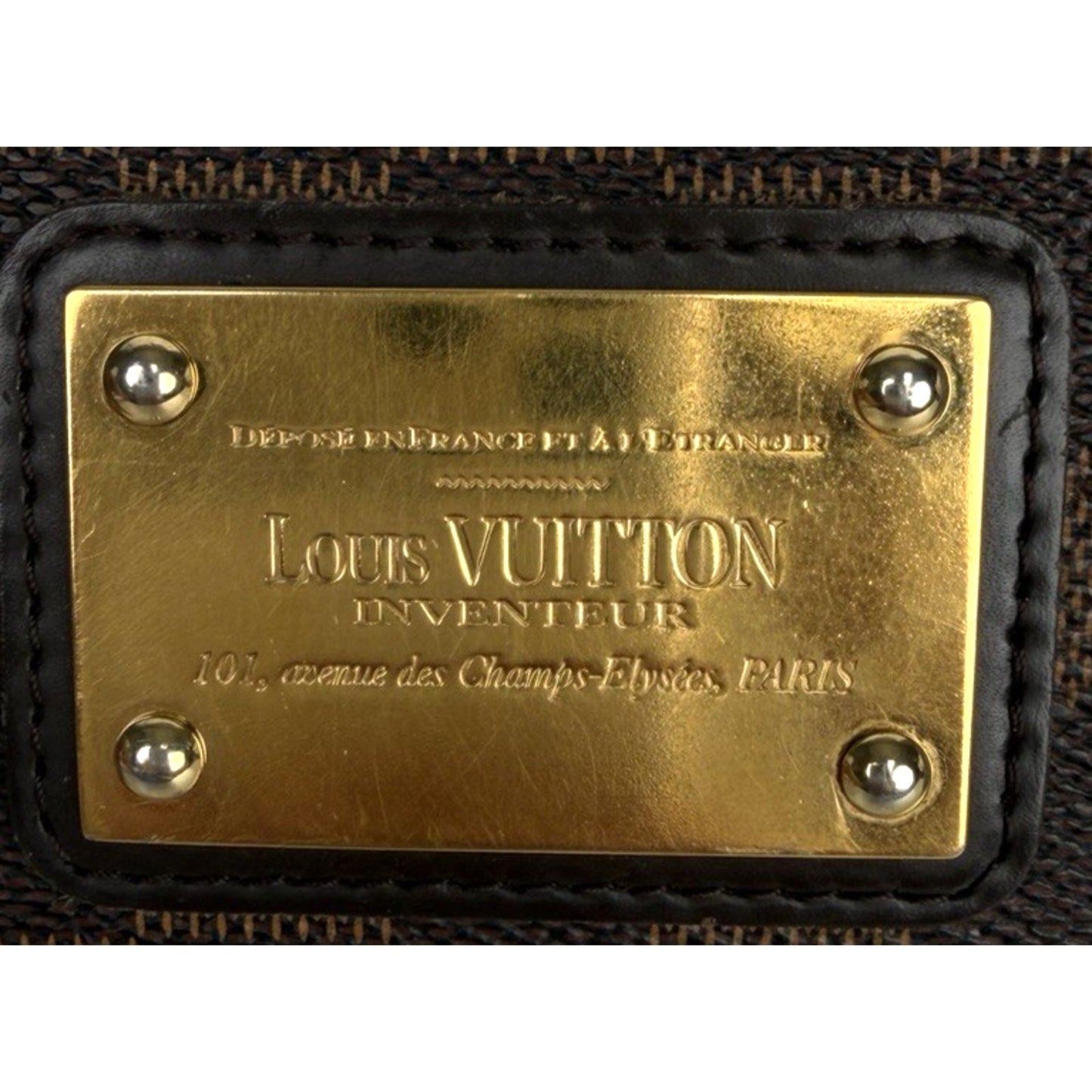 Louis Vuitton Eva Clutch Bag in Damier Ebene Coated Canvas 2017 S02