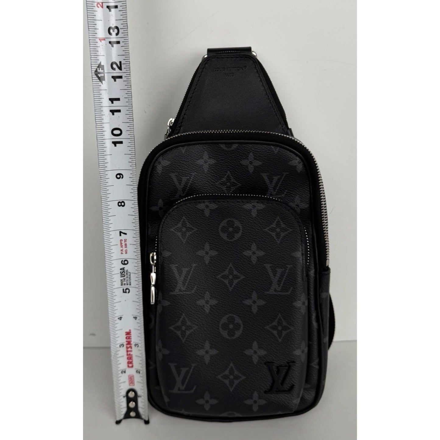 Louis Vuitton Avenue Slingbag PM in Black Monogram Eclipse Coated Canvas NFC E5