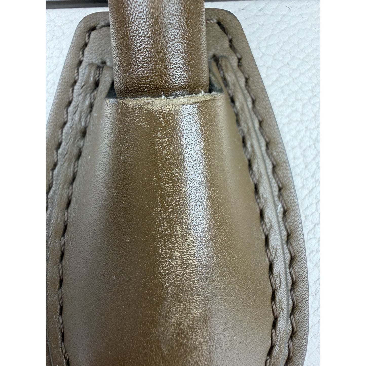 Celine Mini Luggage Tote Bag Cream Textured Calf Leather Tricolor 2014-2015 S