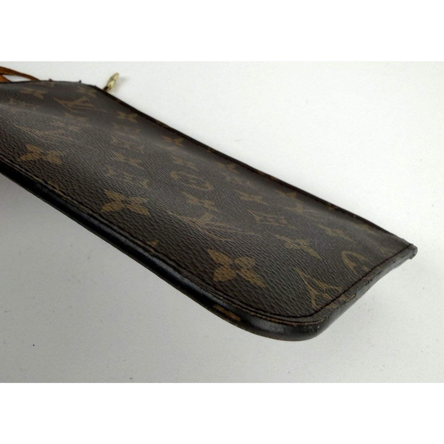 Louis Vuitton Neverfull MM Pochette Bag in Brown Monogram Coated Canvas 2017 S11