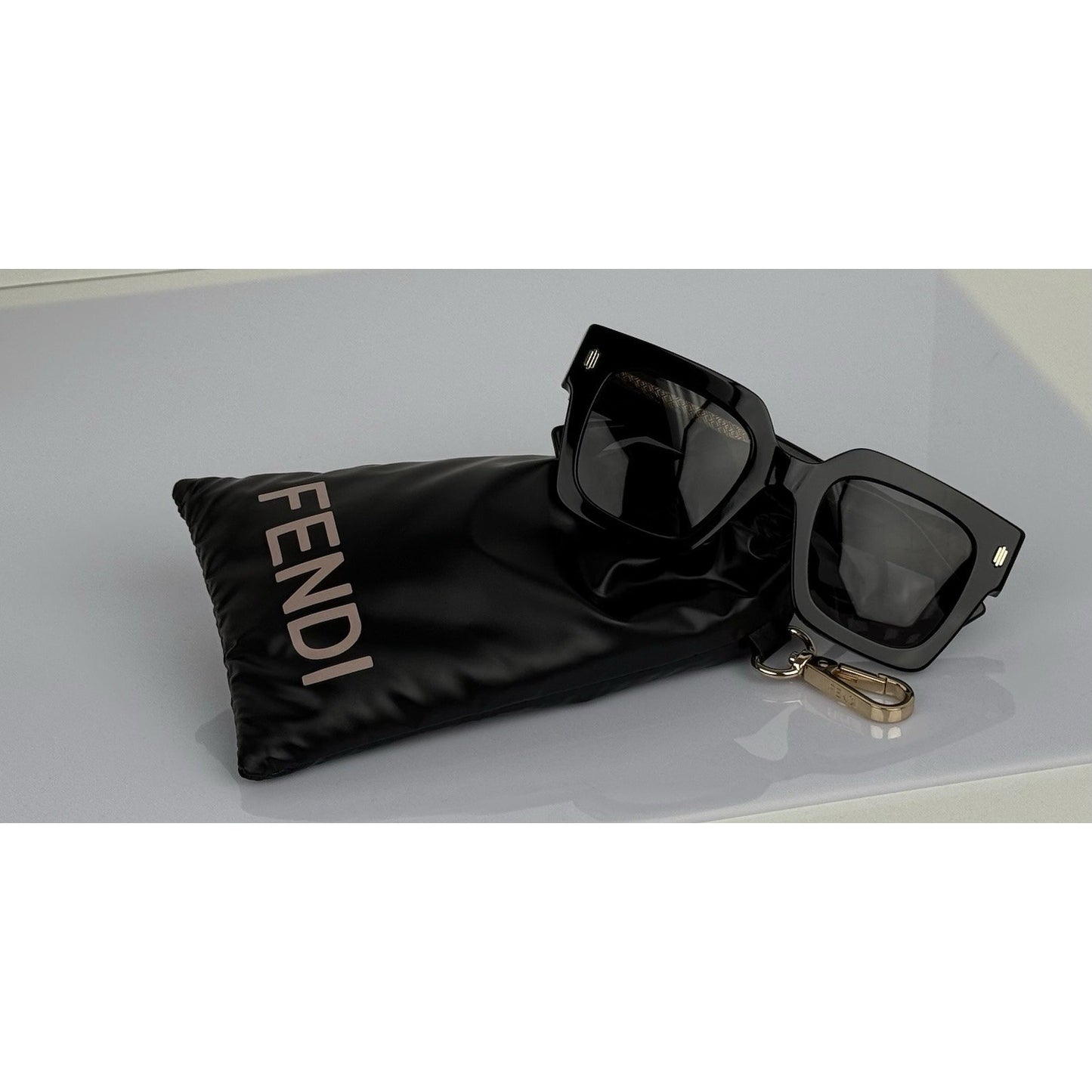 Fendi Roma 50mm Square Sunglasses