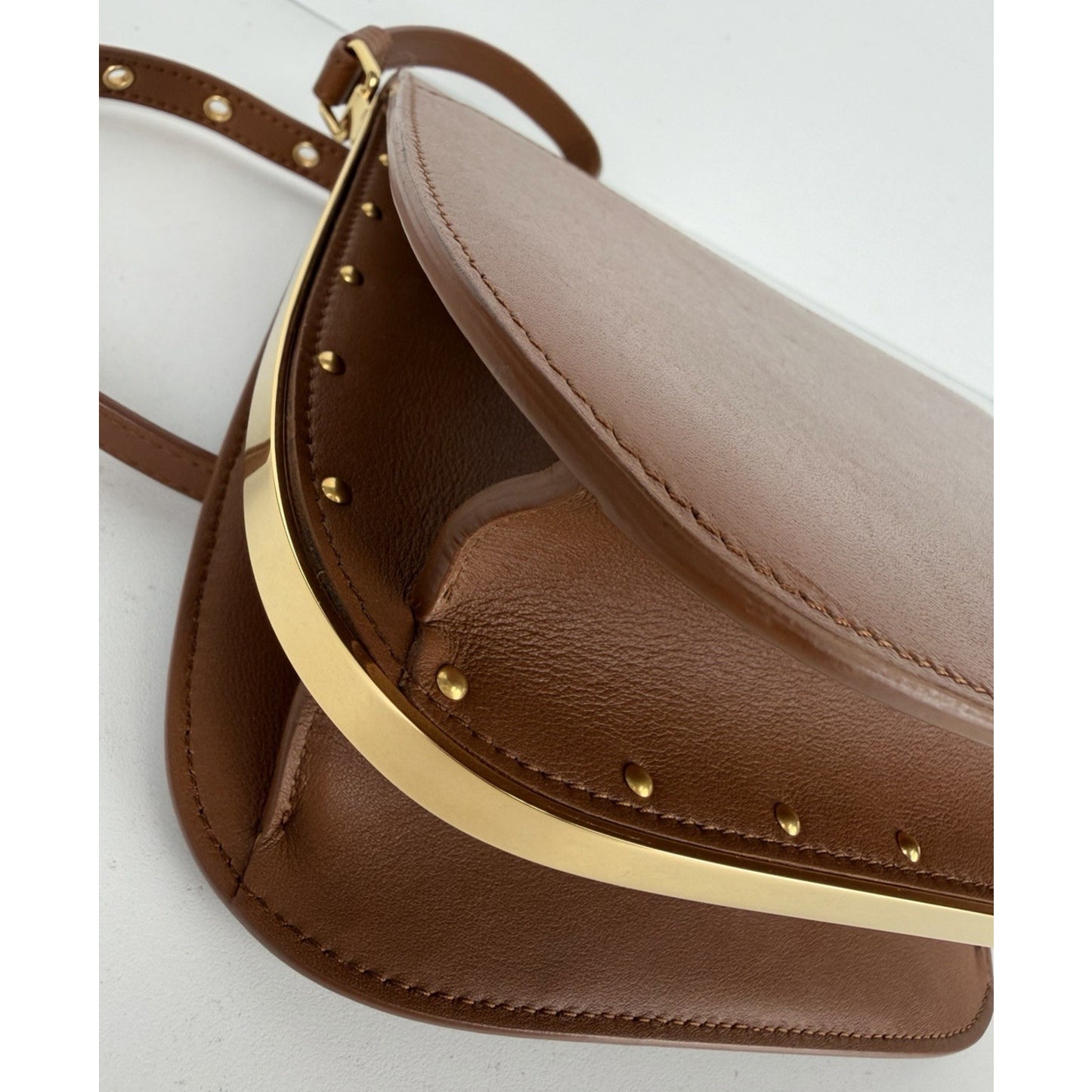 Dior Bobby Frame Crossbody Bag Medium in Brown Box Calfskin Leather 2022 B-1