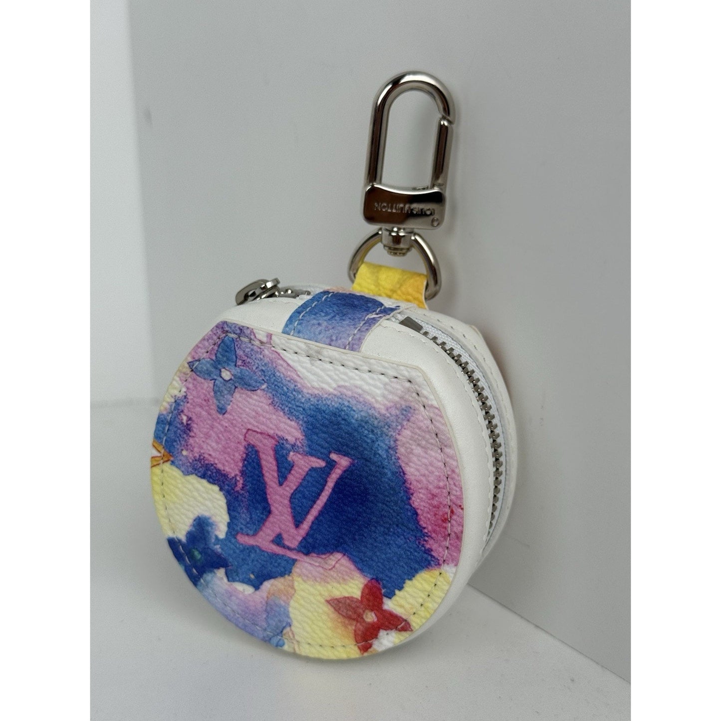 Louis Vuitton Etui Earphones Rainbow Monogram Canvas with Silver-Tone Hardware