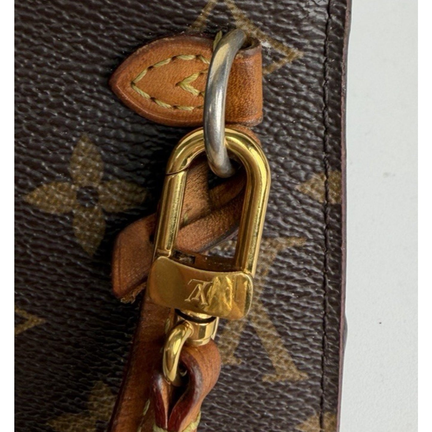 Louis Vuitton Neverfull PM Pouch/Bag in Brown Monogram Coated Canvas 2016 K-1