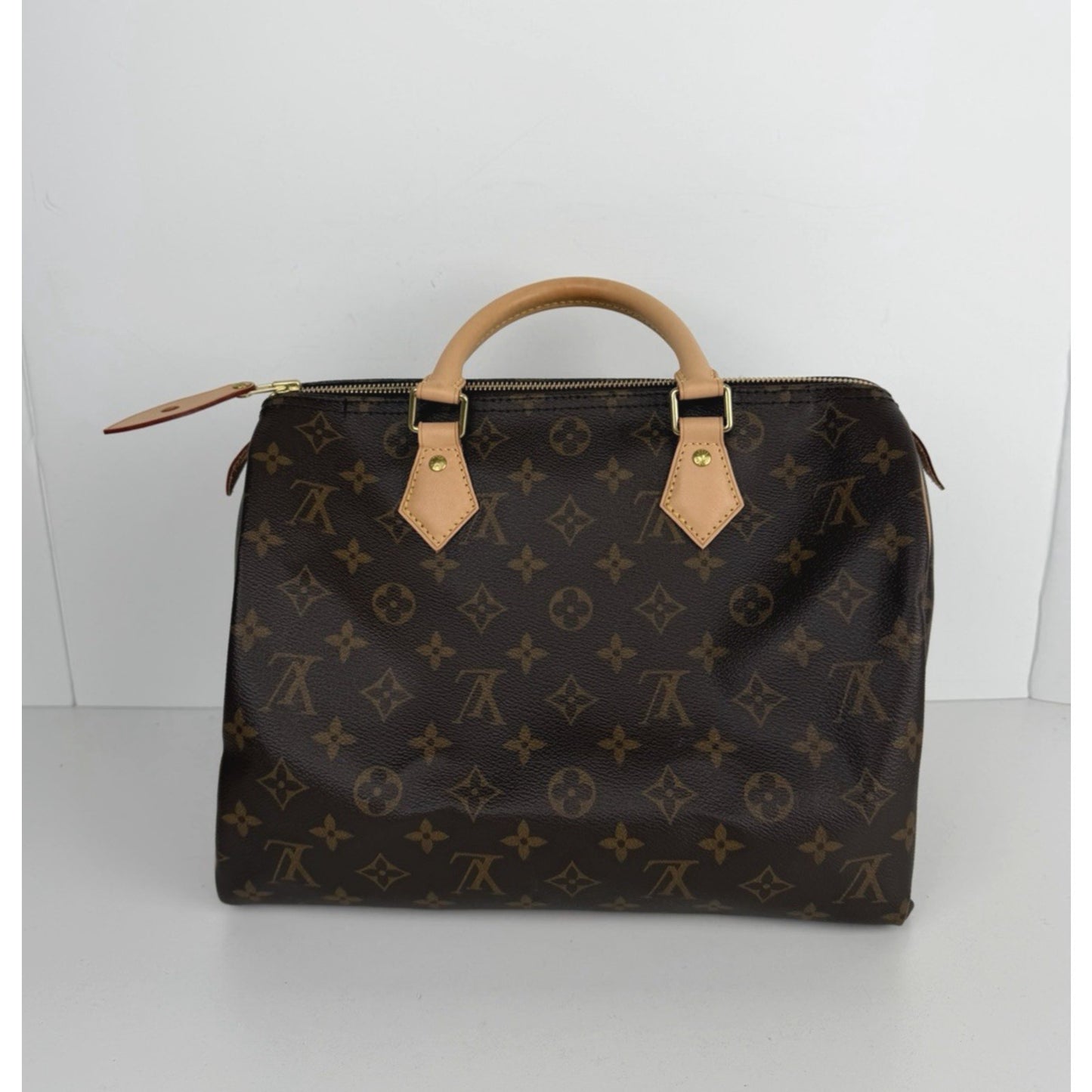 Louis Vuitton Speedy 30 Bag in LV Monogram Brown Coated Canvas NFC