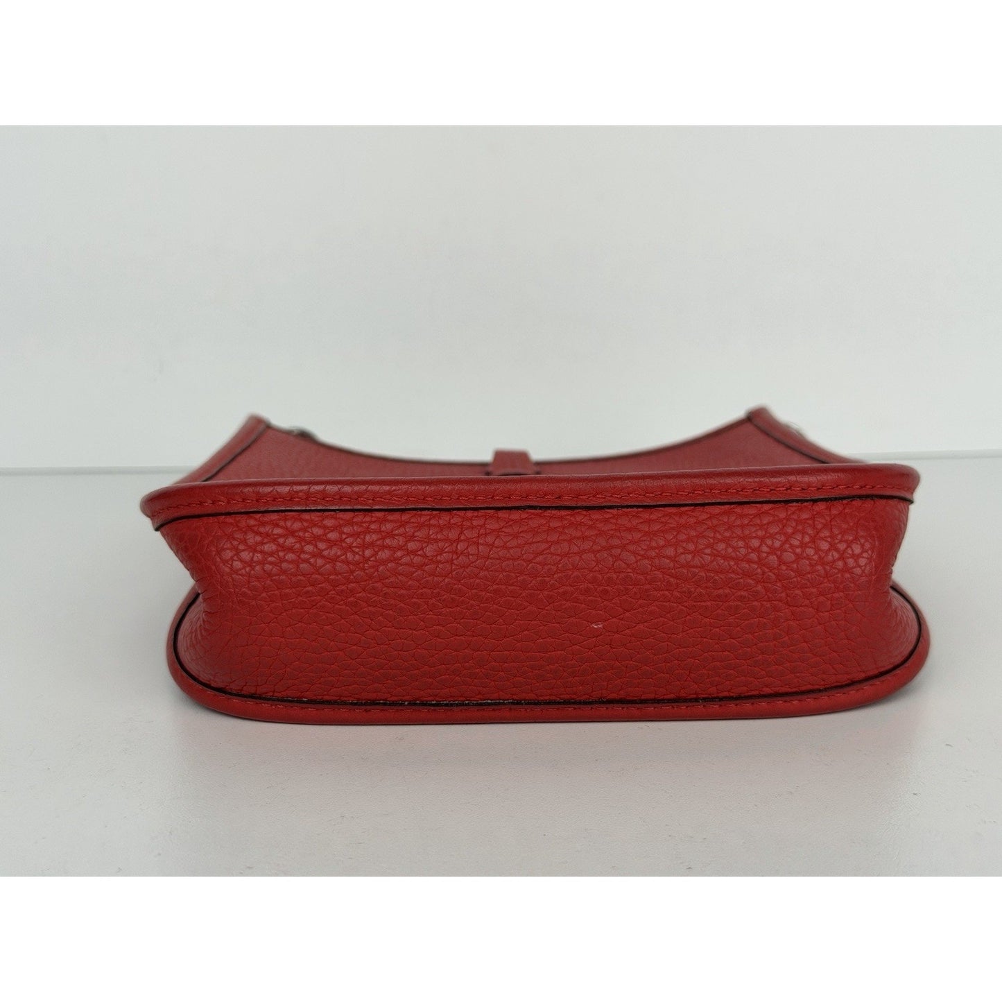 Hermes Evelyne TPM 16 Bag in Red Taurillon Clemence Leather 2015 C1