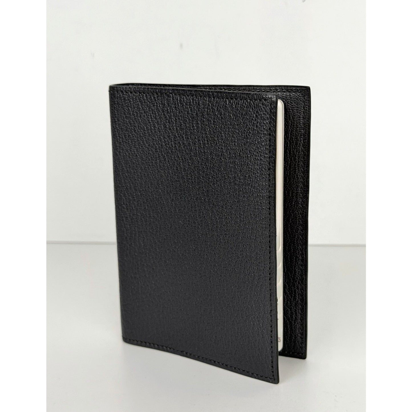 Hermes Simple GM Agenda Cover in Black Grained Leather 2015