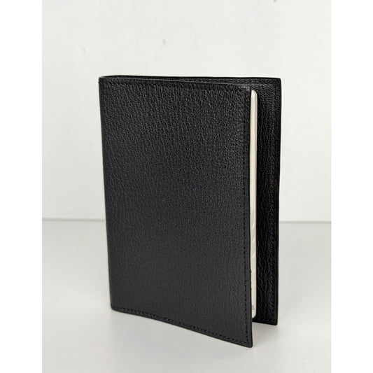 Hermes Simple GM Agenda Cover in Black Grained Leather 2015