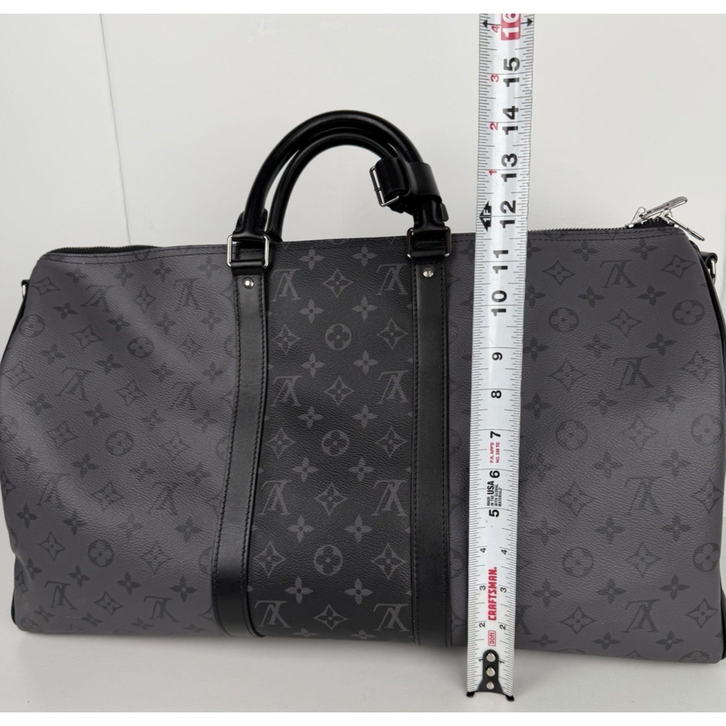 Louis Vuitton Keepall Bandouliere 50 Reverse Eclipse Coated Canvas NFC