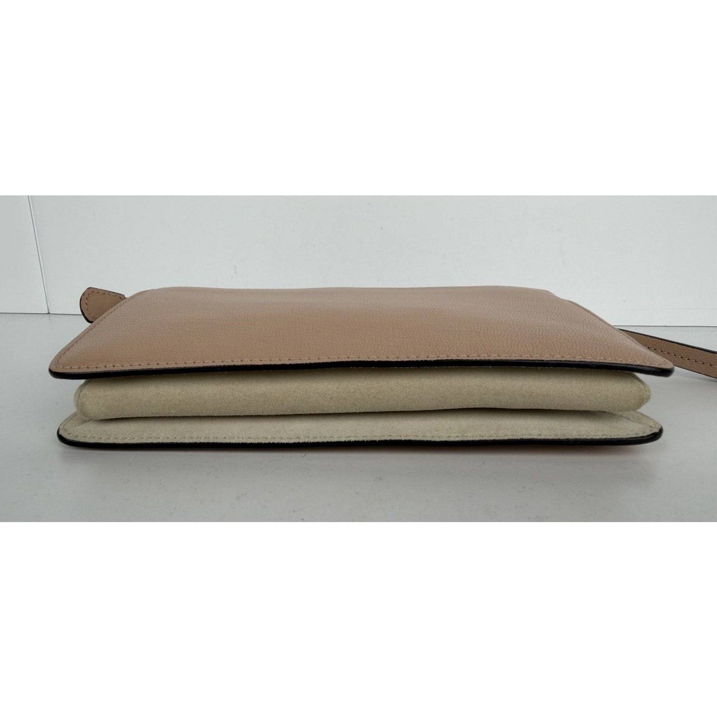 Givenchy Cross 3 Crossbody Bag with Chain Handle in Beige Leather S-12