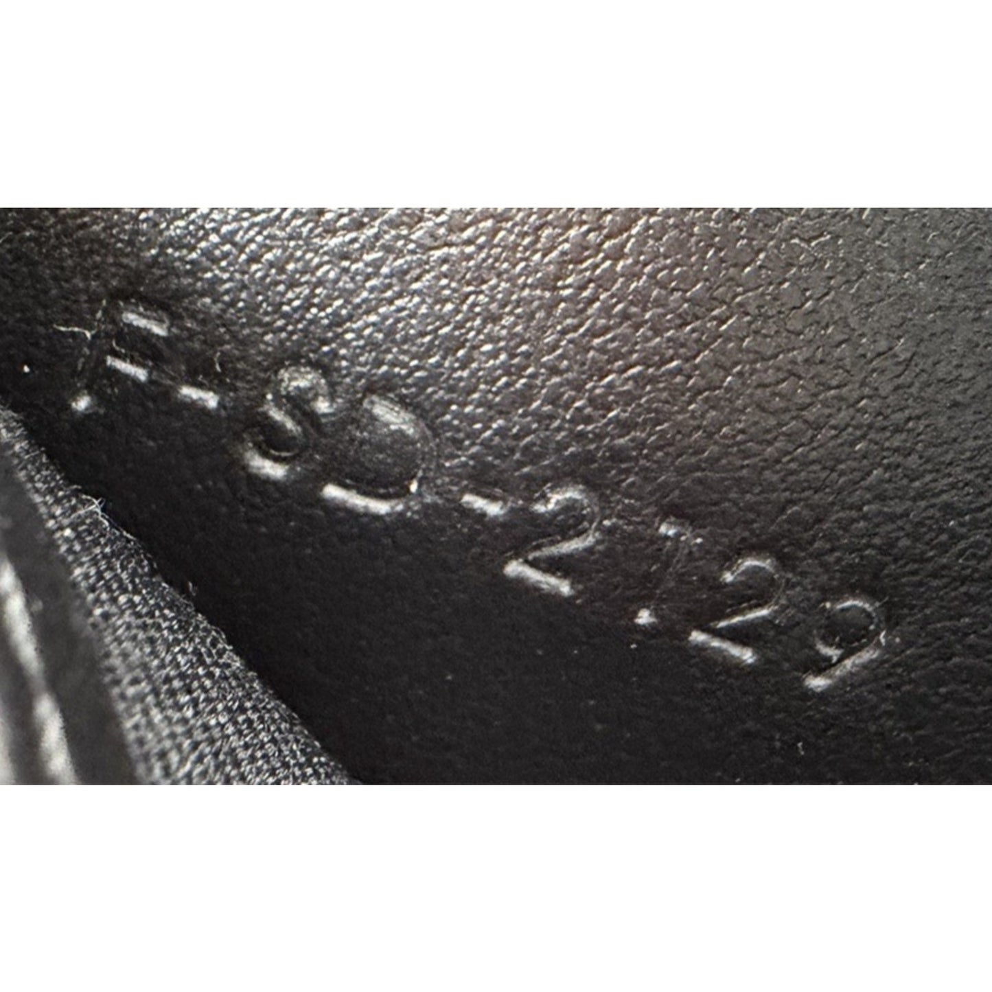 Celine Long Bifold Wallet Grained Calfskin Leather Black K1