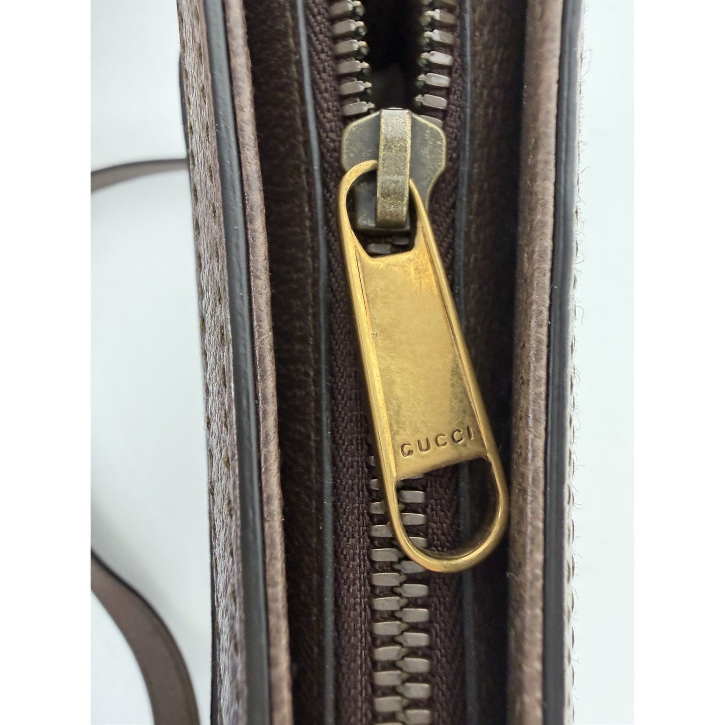 Gucci Ophidia Crossbody Bag Medium in Brown GG Supreme Coated Canvas S