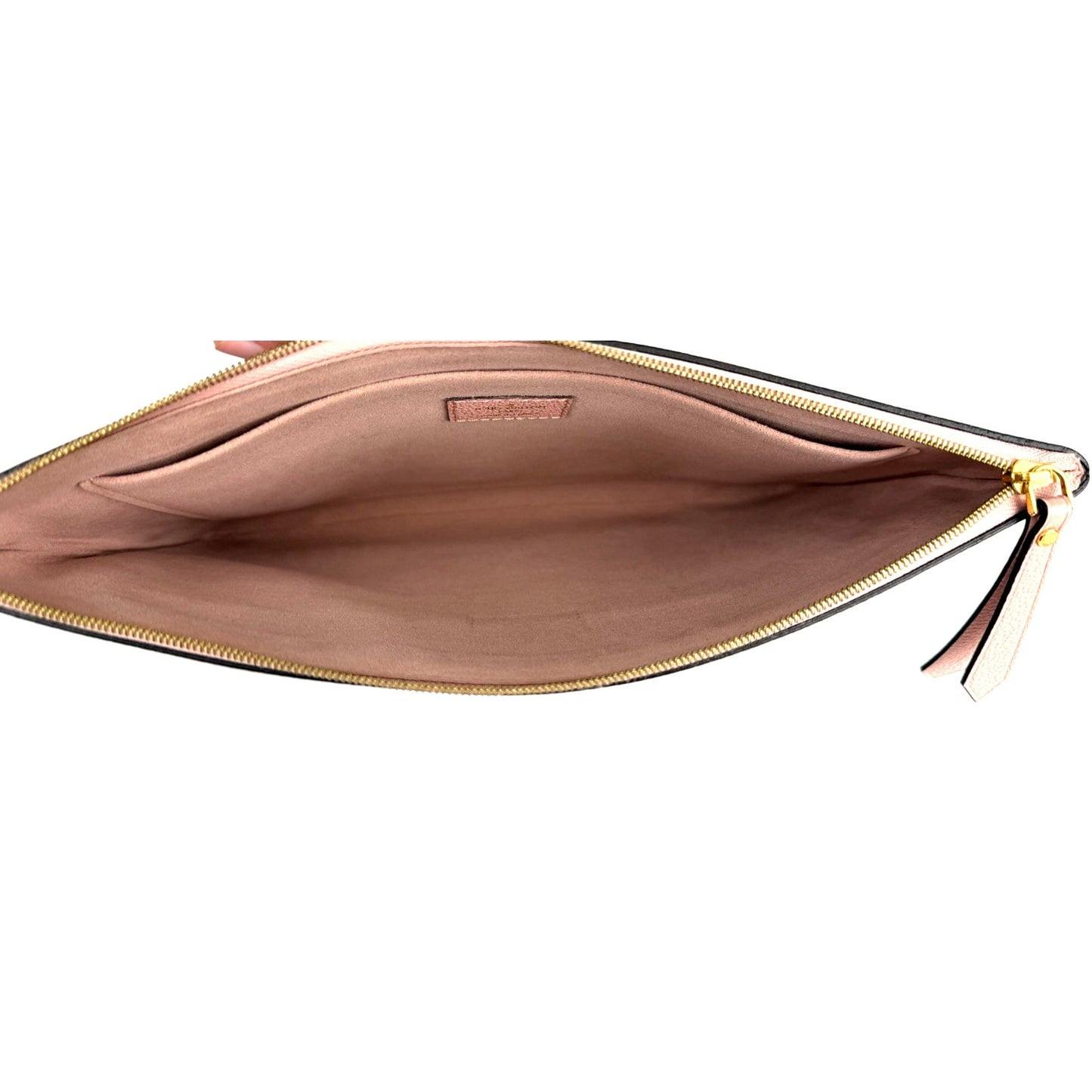 Louis Vuitton Daily Pouch Brown and Pink Coated Canvas Classic Monogram 2019 K1