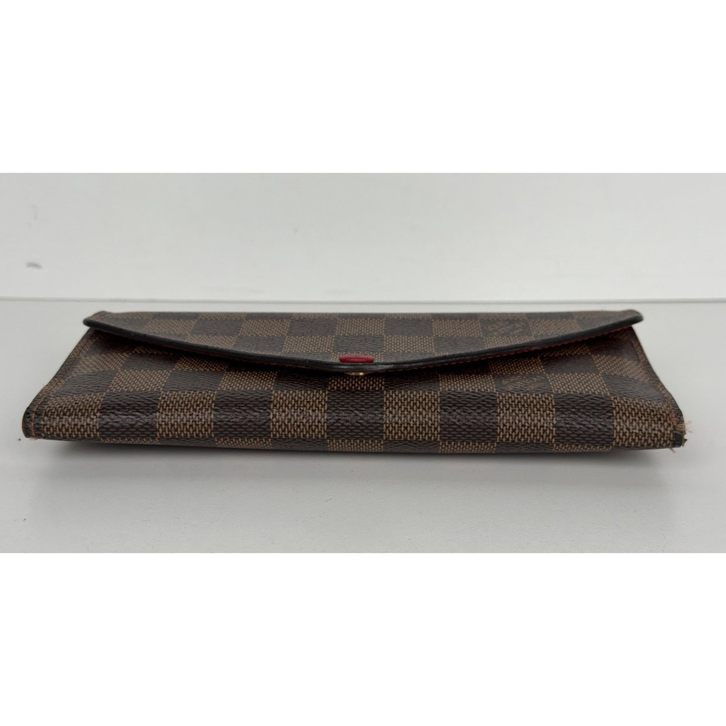 Louis Vuitton Josephine Wallet in Damier Ebene Coated Canvas with Pouch 2019