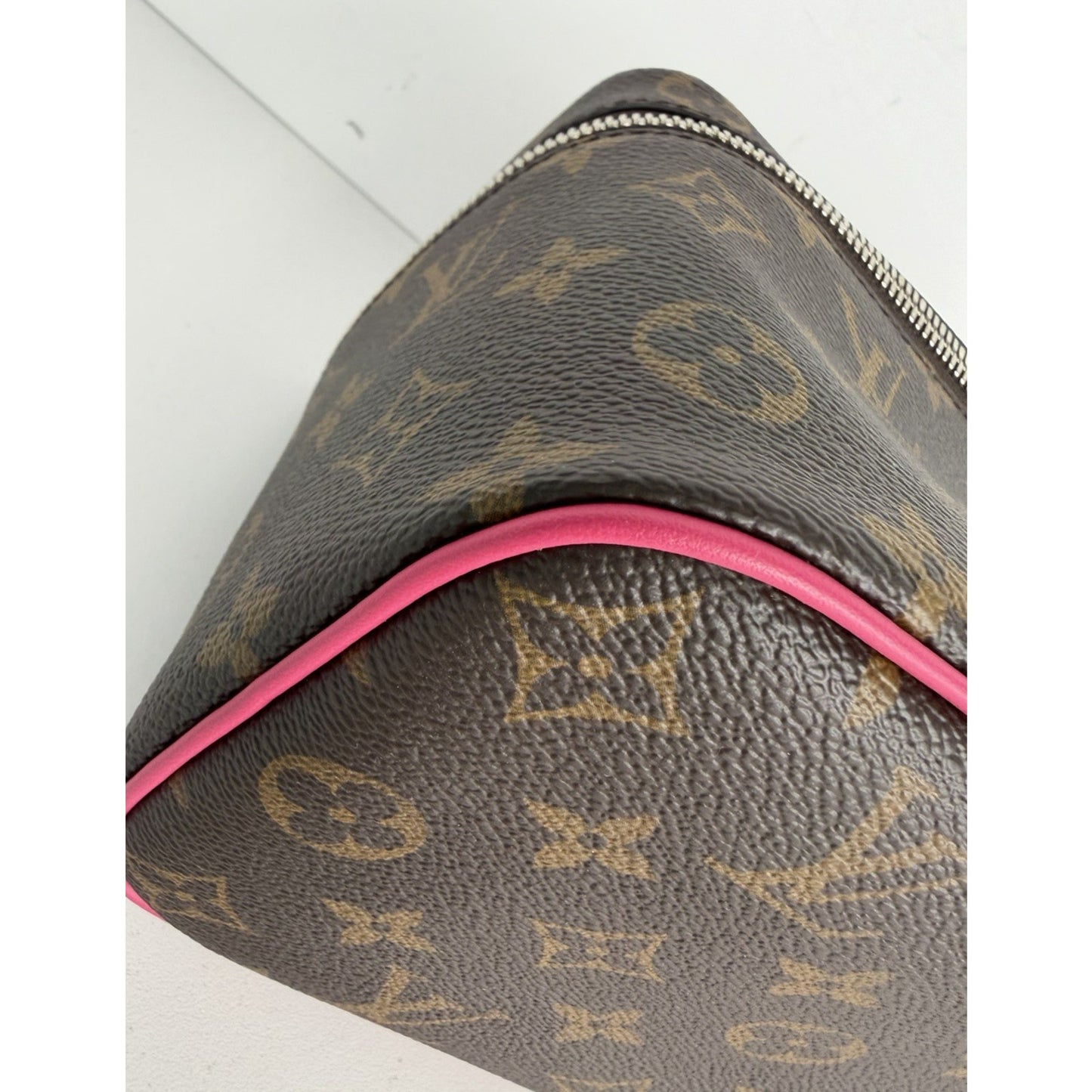 Louis Vuitton Nice Mini Vanity Case in Brown LV Monogram Coated Canvas NFC S-06