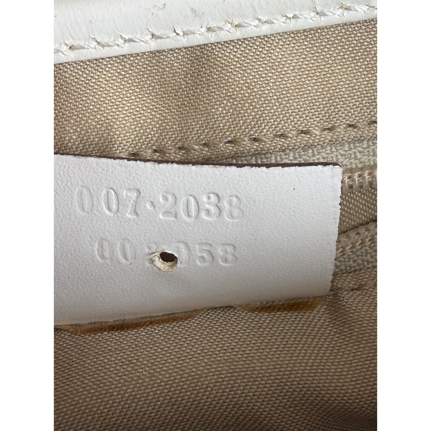 Gucci Mini Jackie O Shoulder Bag Neutral GG Monogram Canvas & Leather Trim S03