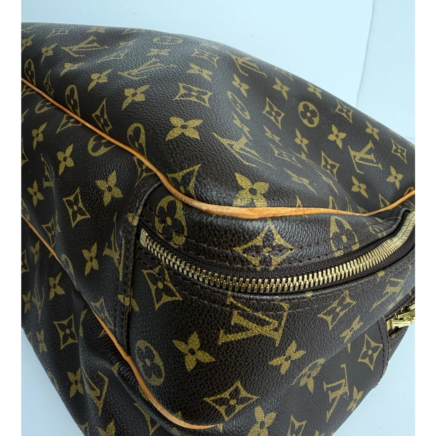 Louis Vuitton Alize 24 Heures Bag In Brown Monogram Coated Canvas Vintage 1998 S