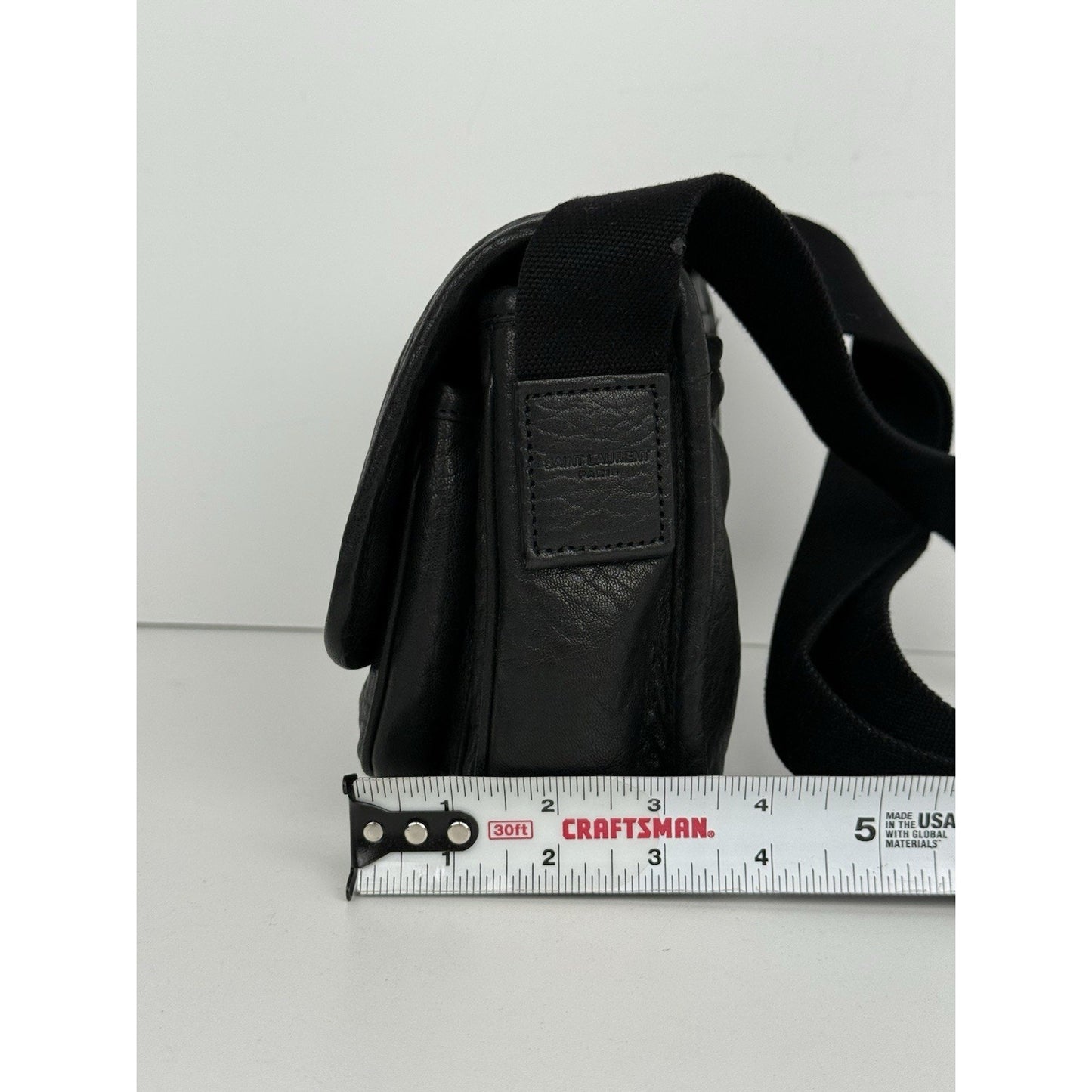 Saint Laurent Niki Messenger Bag Black with Silver Hardware B-2