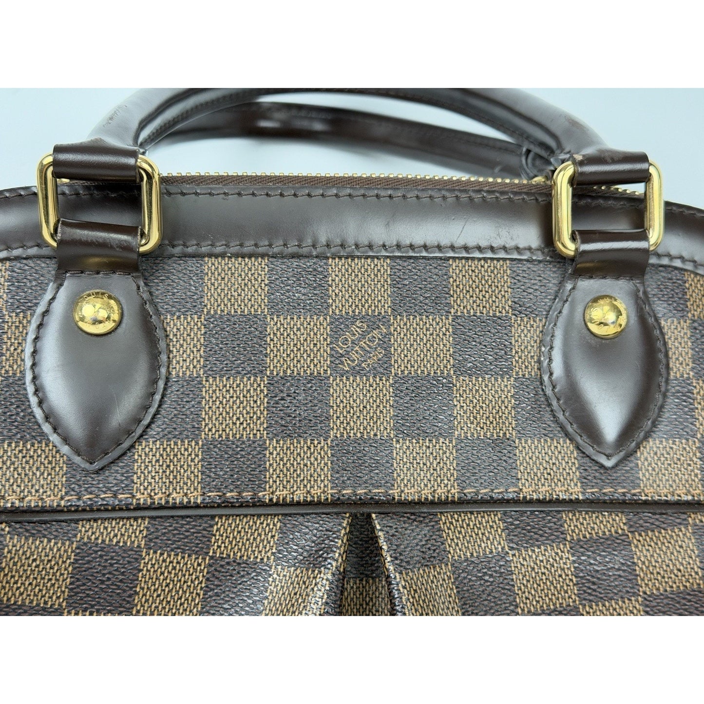 Louis Vuitton Trevi PM Handle Bag in Damier Ebene Coated Canvas 2013