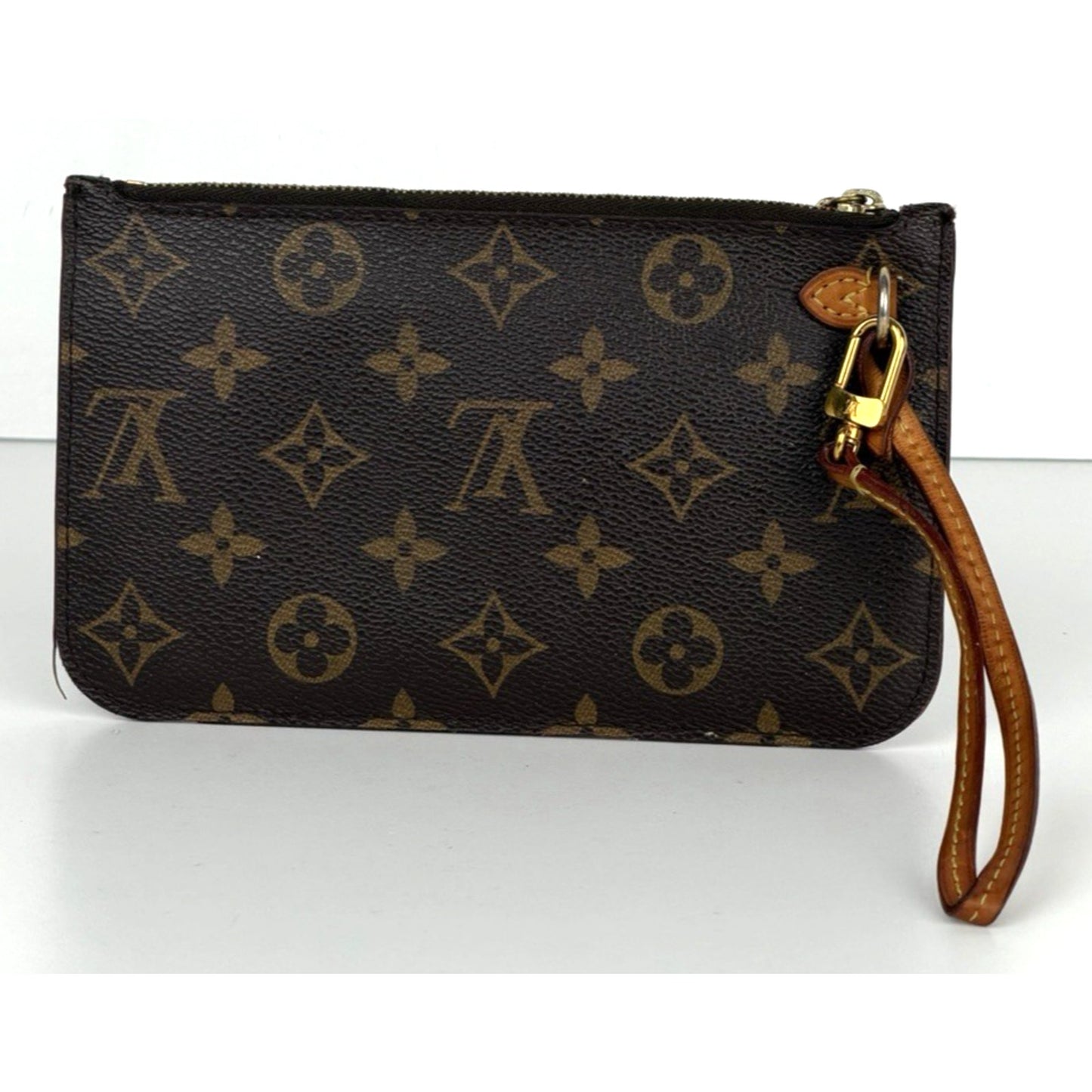 Louis Vuitton Neverfull PM Pouch/Bag in Brown Monogram Coated Canvas 2016 K-1