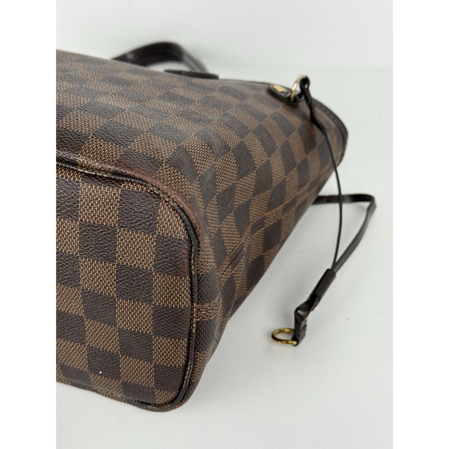 Louis Vuitton Neverfull Damier Ebene Tote PM Brown