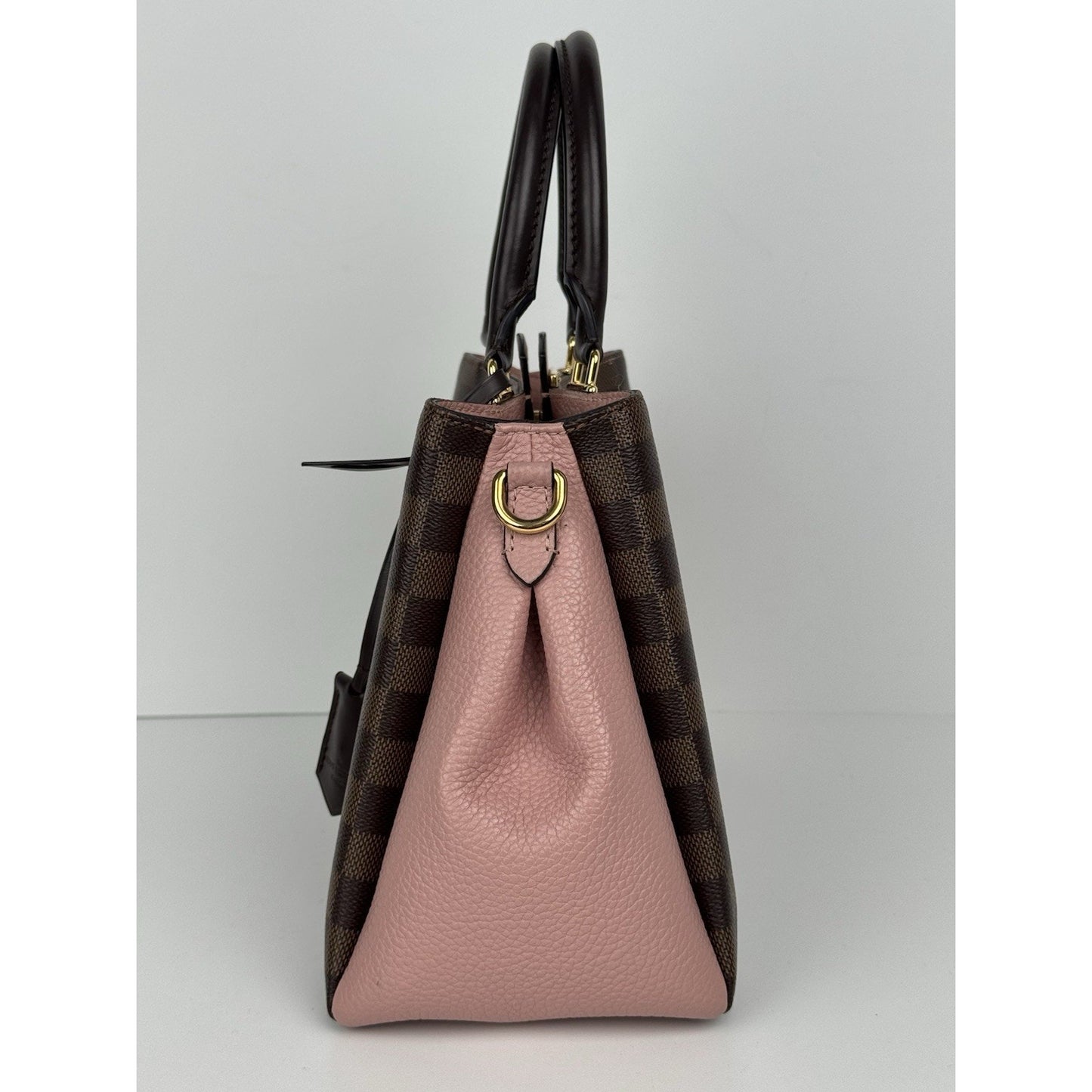 Louis Vuitton Damier Ebene Taurillon Brittany Magnolia Handbag