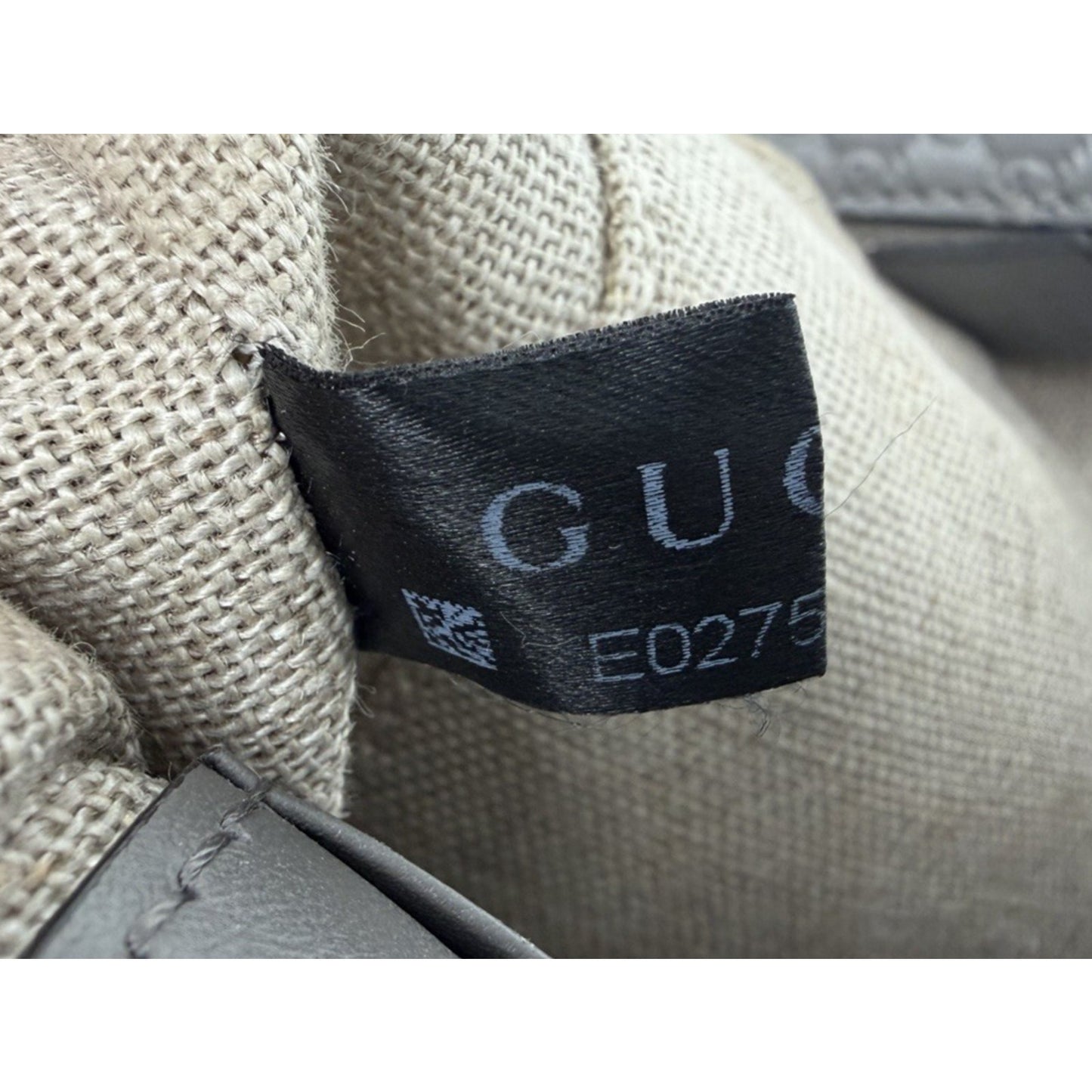 Gucci Bree Crossbody Bag Gray Microguccissima Leather S08
