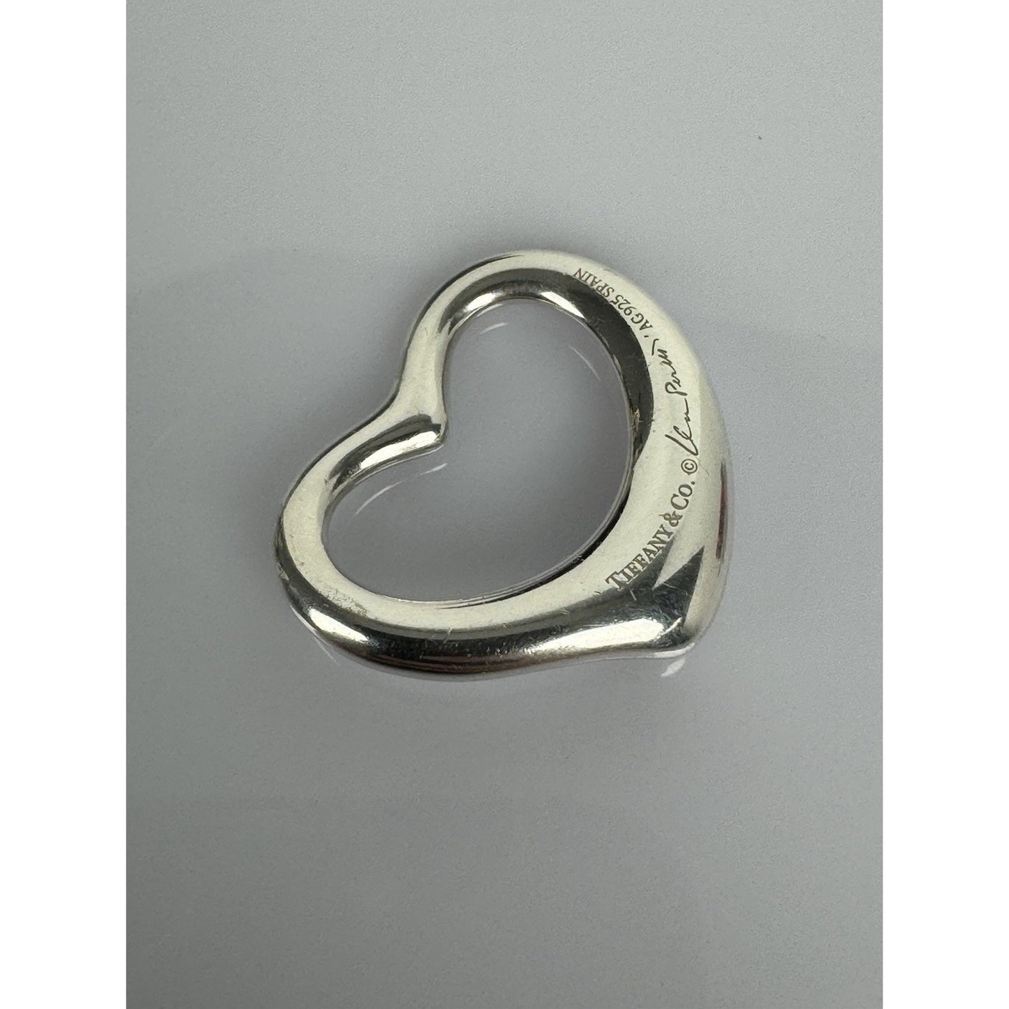 Tiffany & Co. Open Heart Pendant – Sterling Silver