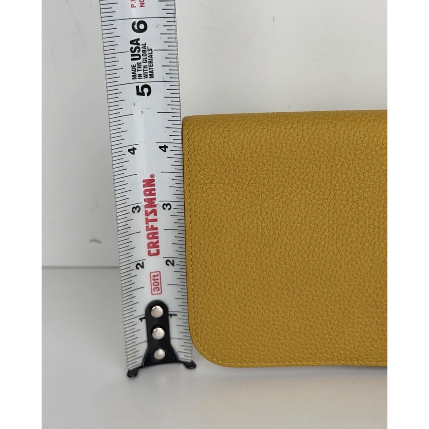 Hermes Togo Dogon Duo Wallet in Yellow Leather 2026