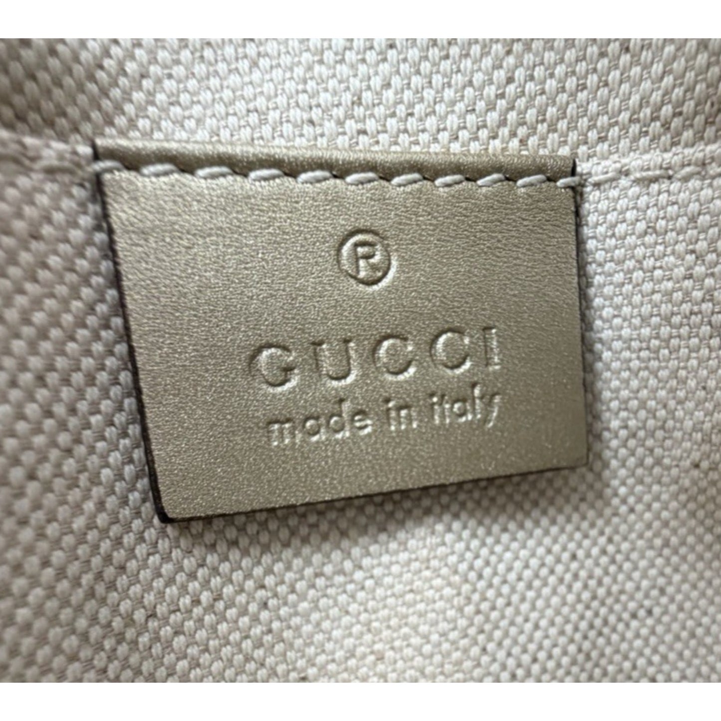 Gucci Bree Disco Mini Crossbody Bag in Gold Embossed Guccissima Leather S-10
