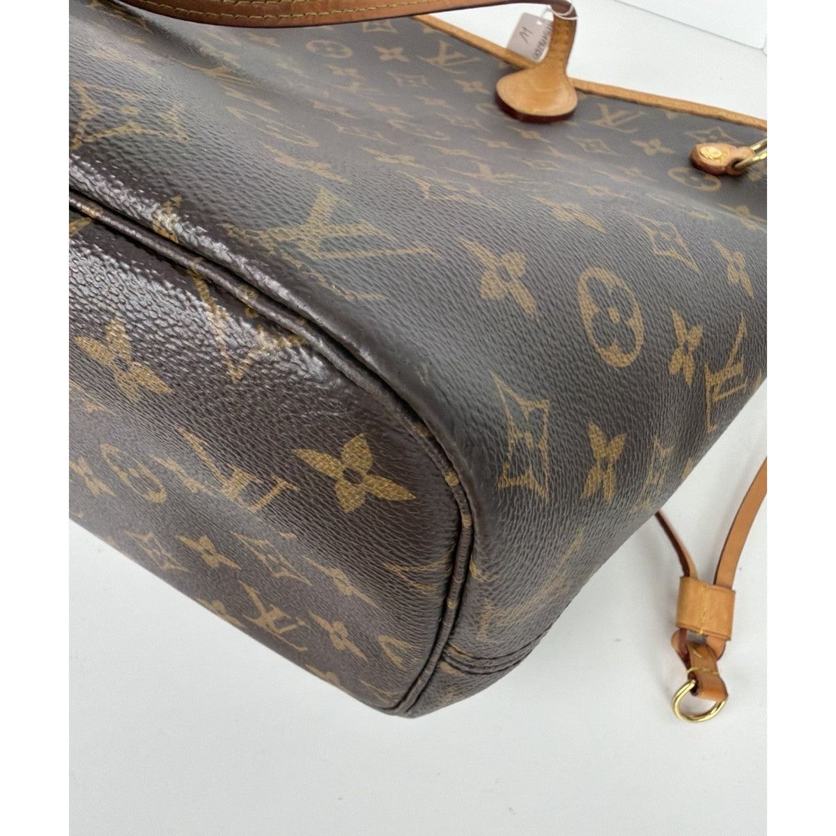Louis Vuitton Neverfull MM Tote Bag in LV Monogram Brown Coated Canvas 2015 S22