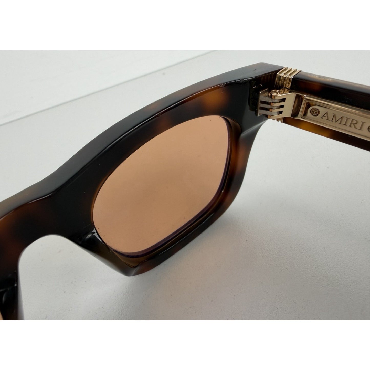 Amiri Laurel Sunglasses 50 in Tortoise Shell with Zeiss Orange Lenses