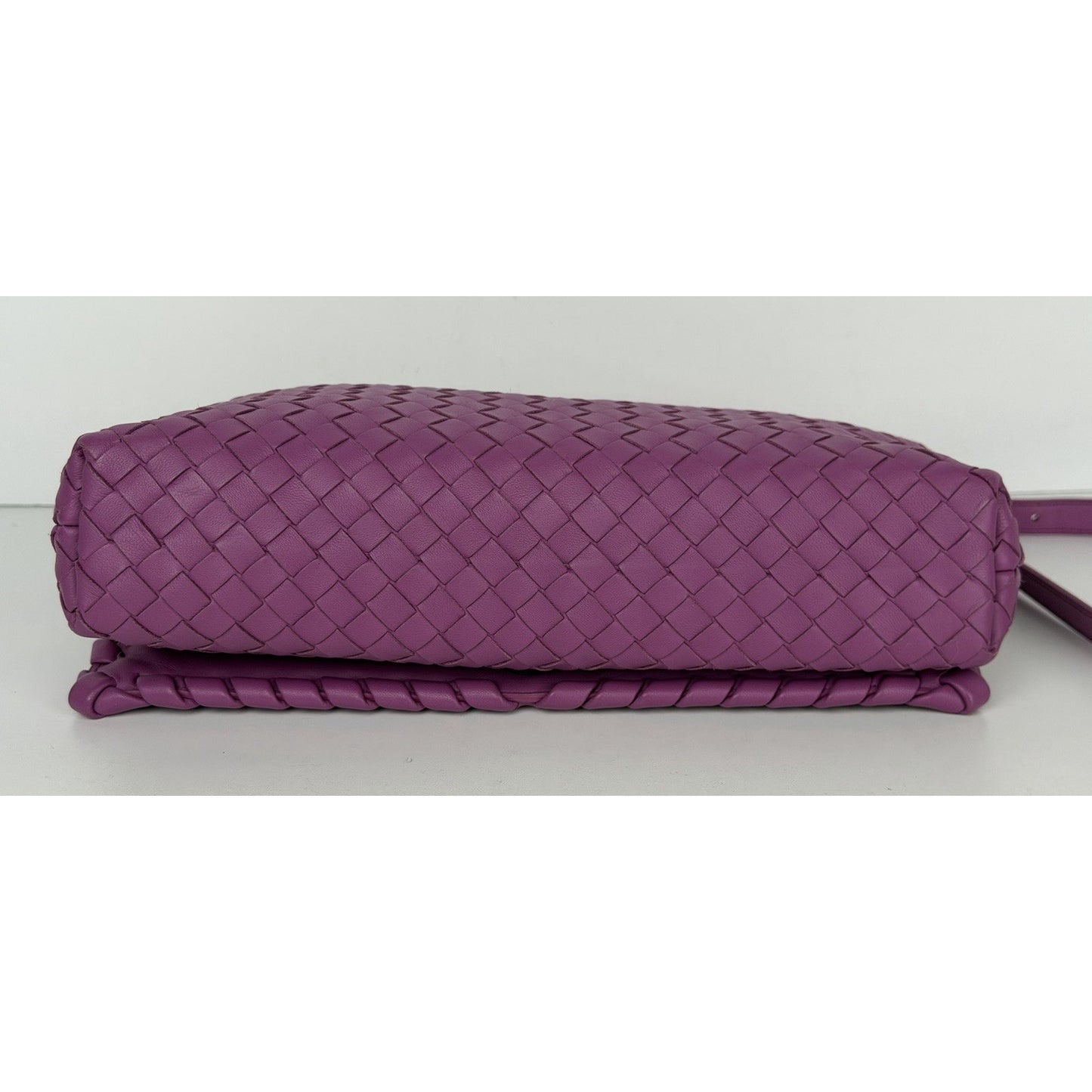 Bottega Veneta Intrecciato Dahila Clutch Crossbody Woven Nappa Leather S32