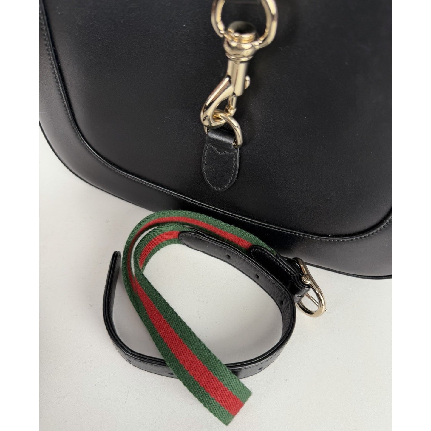 Gucci Jackie 1961 Hobo Black Leather Shoulder Bag Small C-4