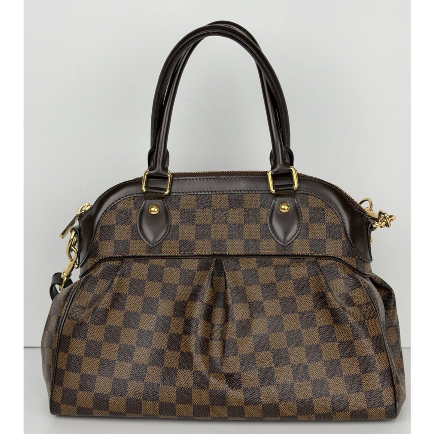 Louis Vuitton Trevi PM Handle Bag in Damier Ebene Coated Canvas 2013
