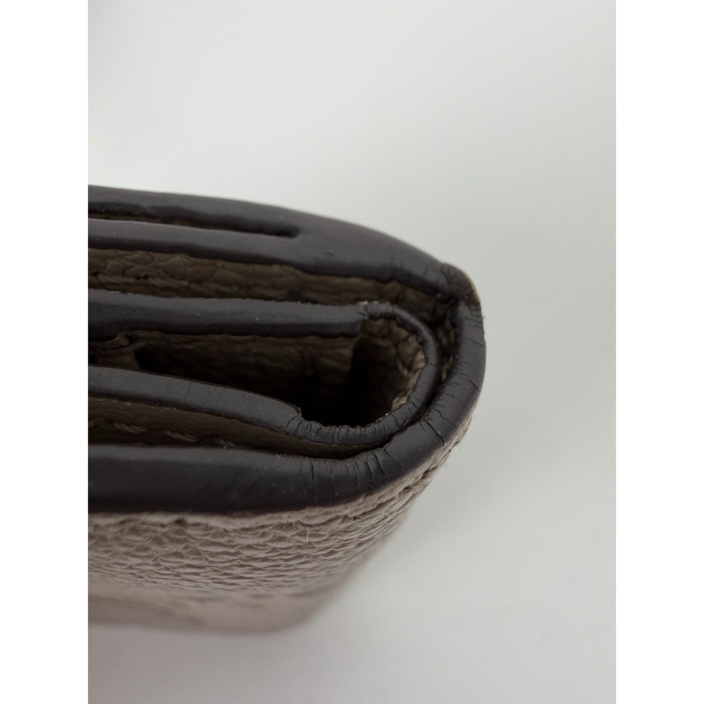 Louis Vuitton Zoe Wallet Tourterelle Gray Monogram Empreinte Leather NFC S