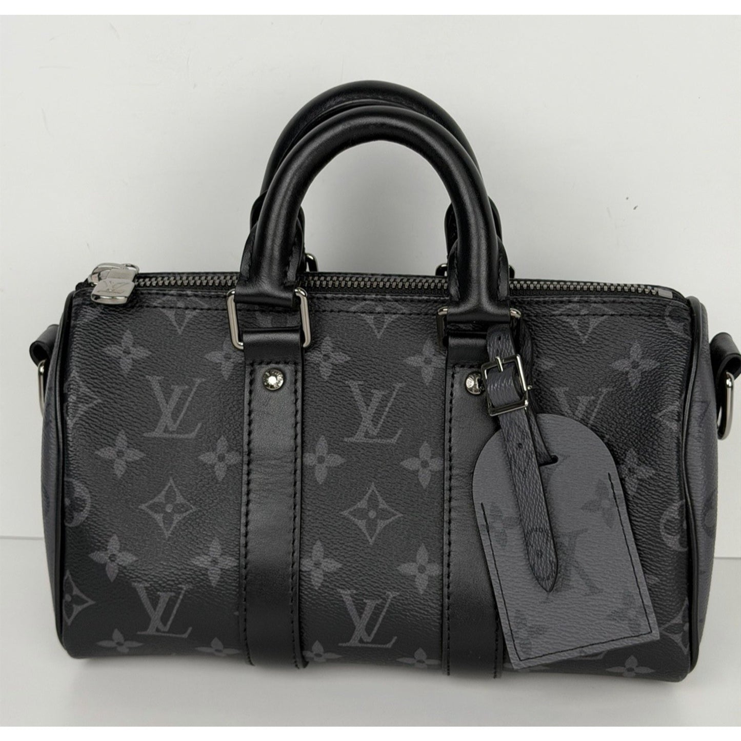 Louis Vuitton Keepall Bandouliere 25 in Monogram Eclipse Coated Canvas NFC U1