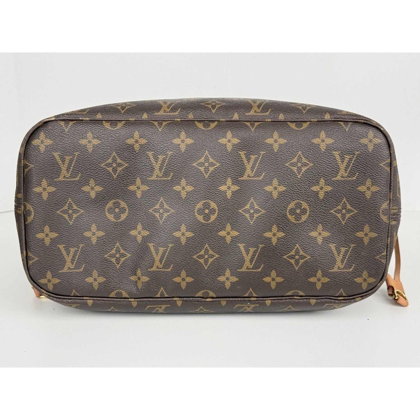 Louis Vuitton Monogram Neverfull MM Tote Bag Brown Canvas