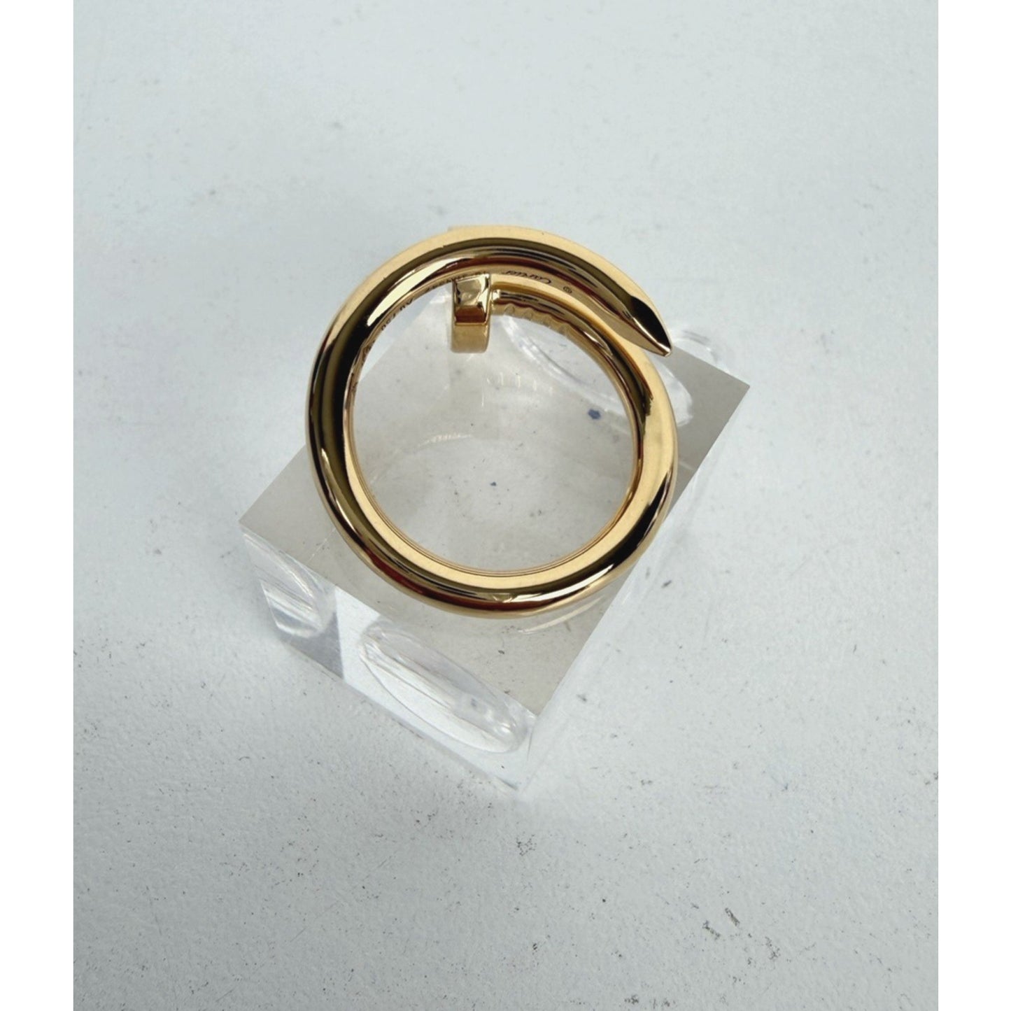 Cartier Juste un Clou Ring in 18k Yellow Gold Size 49