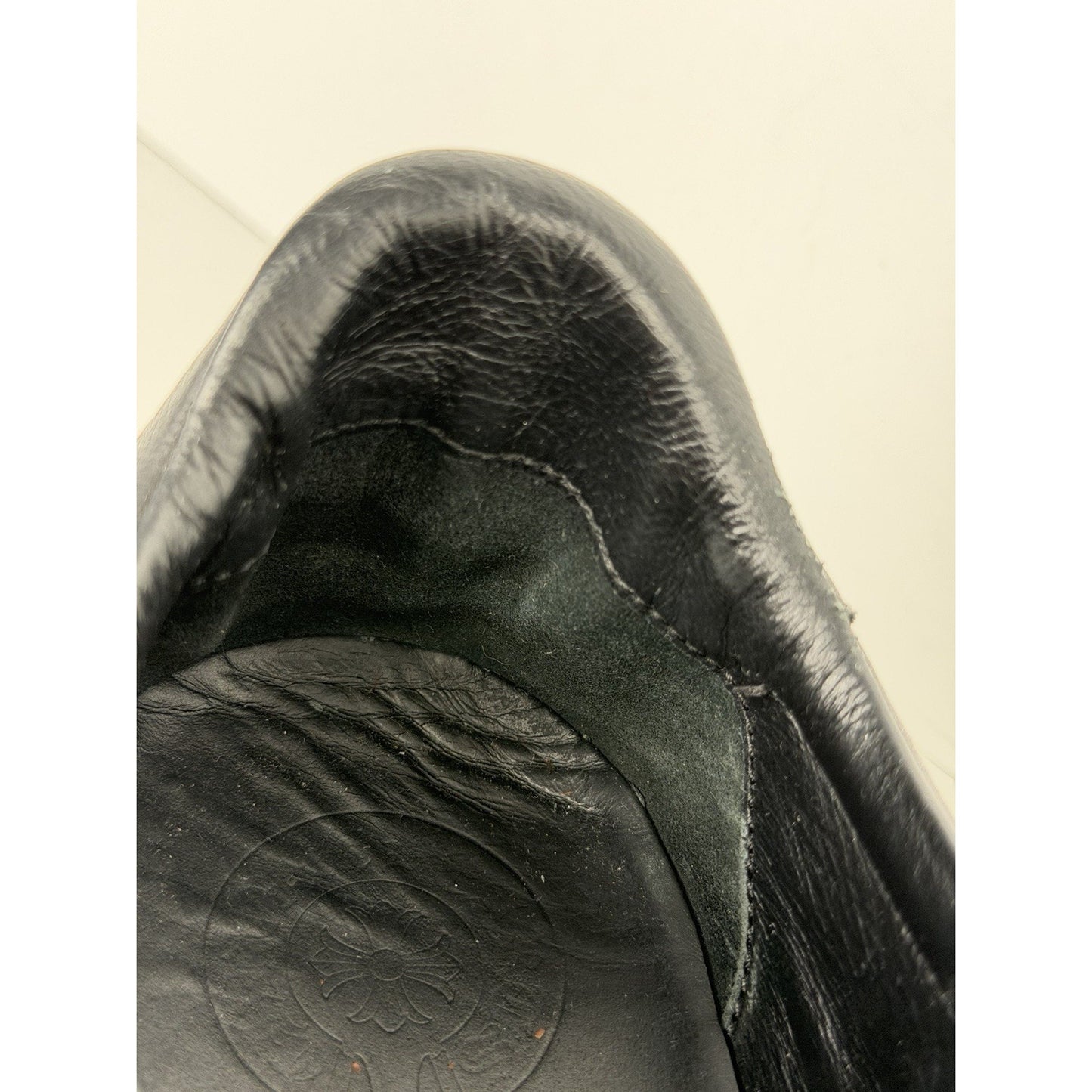 Chrome Hearts Dagger Slip On V2 Sneakers in Black Leather