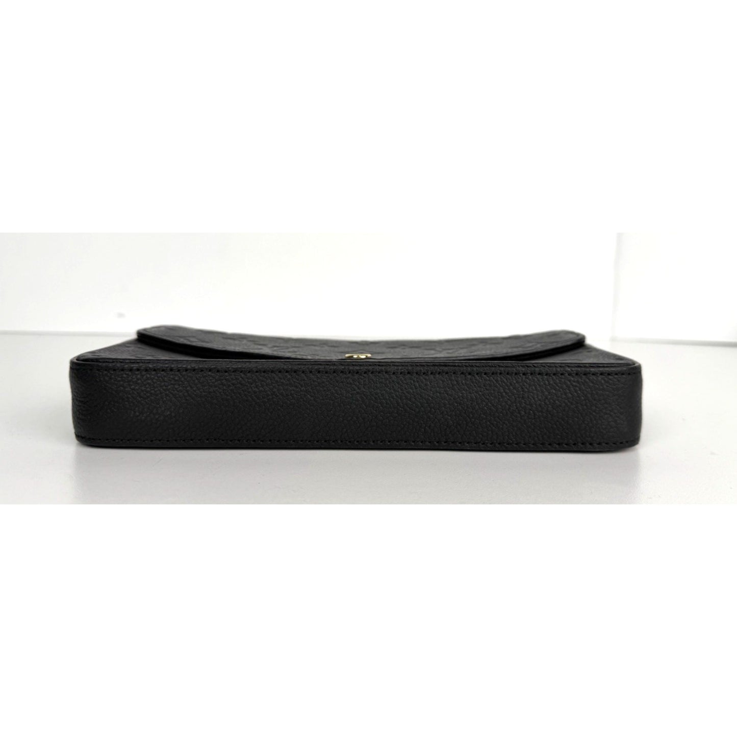 Louis Vuitton Pochette Felicie Wallet Bag in Black Monogram Empreinte NFC S11