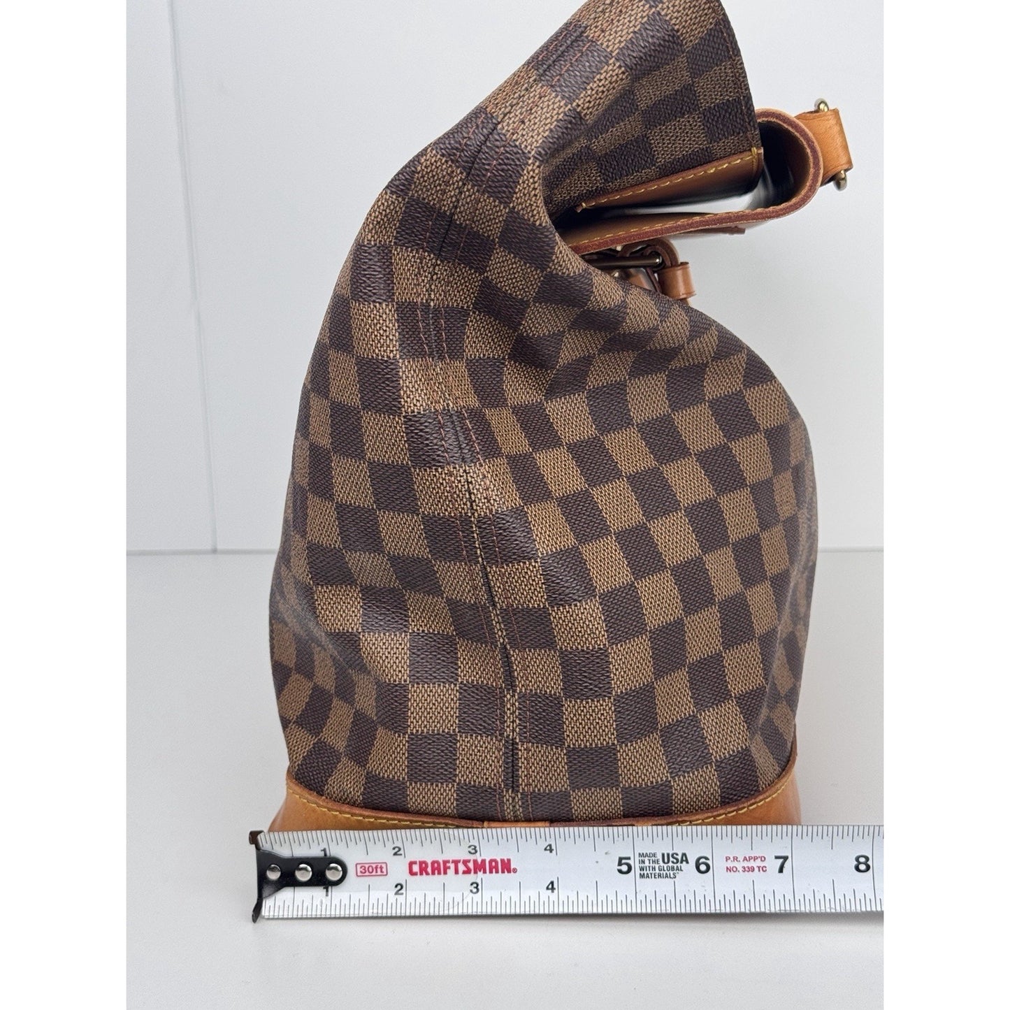 Louis Vuitton Damier Ebene Clipper Travel Bag Brown Canvas Lim Ed 1996 S