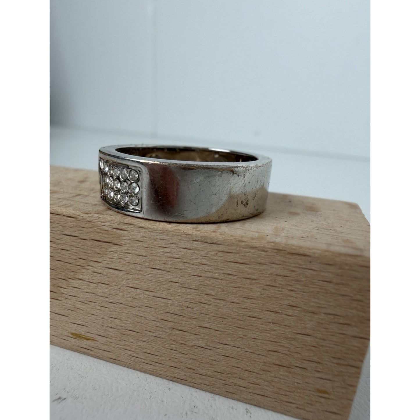 Fendi F Is Fendi Ring Palladium-Finish Metal Size 8 K1