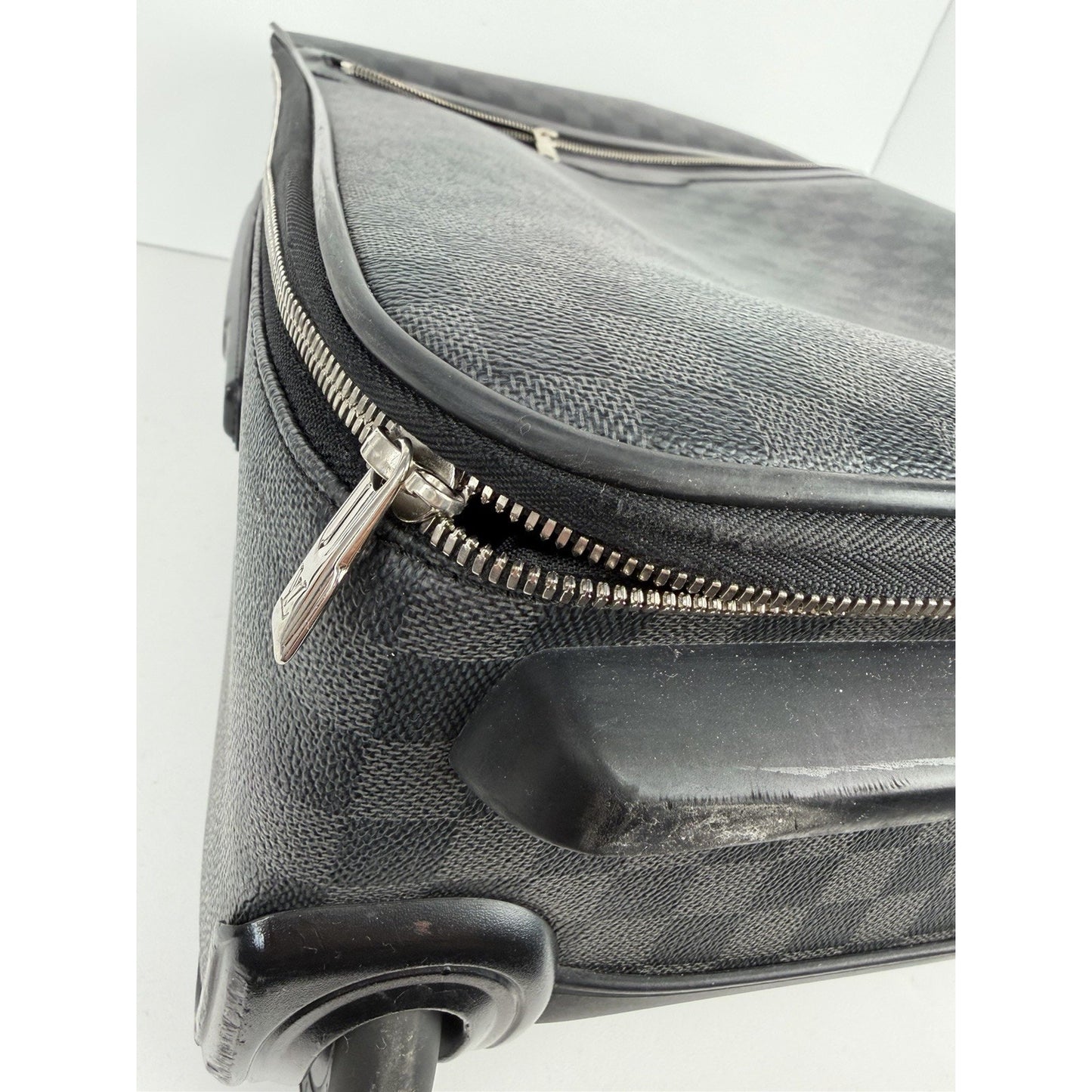 Louis Vuitton Pegase Carry-On Suitcase 55 in Damier Graphite Coated Canvas